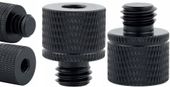 adapter tuleja redukcja 1/4" na m10 statywowa aluminiowa czarna 20 mm
