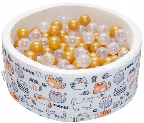 Suchy basen z piłkami kulkami 200szt dla dzieci piłeczkami 80x30 kojec na Arena.pl