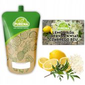 koncentrat napój lemoniada cytryna-czarny bez  purena 1kg na 6l