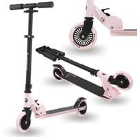 Hulajnoga dwukołowa HyperMotion składana różowa 3-8 lat koła 125 mm