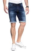 SPODENKI MĘSKIE MUSTANG Chicago Short DENIM BLUE 1007113 5000 923 W36