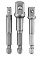 zestaw redukcji do nasadek 1/2'/1/4'/3/8' na 1/4' hex, 3 szt - t 56t568