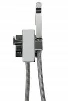 Bateria Bidetowa podtynkowa chrom z wieszakiem na ręcznik