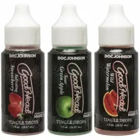doc johnson goodhead tingle drops zestaw 3 smakow 3x30ml