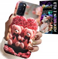 ETUI DO OPPO A52 - RODZINKA RÓŻANYCH MISIÓW SERCE + SZKŁO