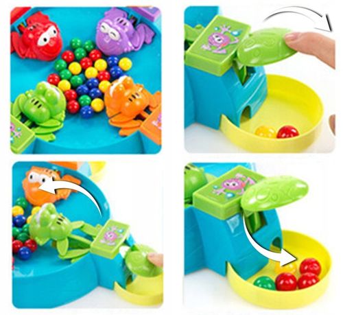 GRA ZRĘCZNOŚCIOWA GŁODNE ŻABKI KARMIENIE GŁODNYCH ŻABEK GRA DLA 2-4 OSÓB na Arena.pl