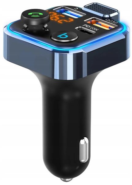TRANSMITER BLUETOOTH FM MP3 ŁADOWARKA ODTWARZACZ TRANSMITER BT AUDIO zdjęcie 5