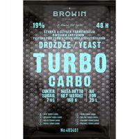 Drożdże gorzelnicze Browin Turbo Carbo 48h 160g 403401