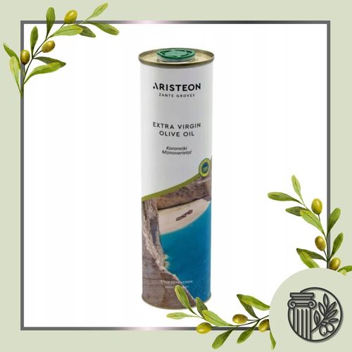 Oliwa z oliwek GRECKA tłoczona na zimno EXTRA VIRGIN Aristeon 0,5 litra na Arena.pl