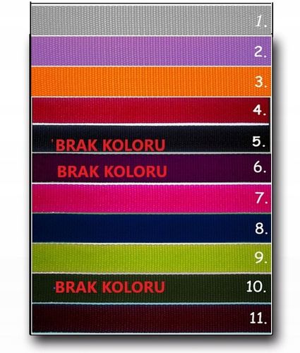 Smycz TRENINGOWA 10m/2,5cm - obroża M na Arena.pl