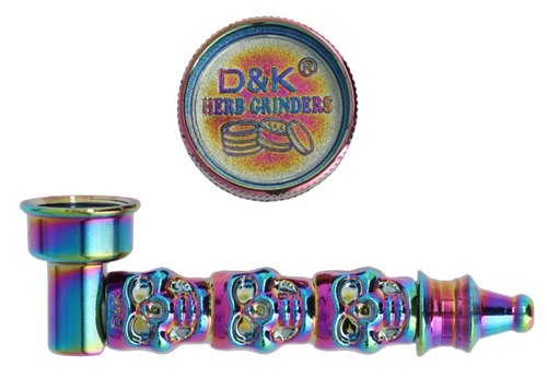 Lufka + Młynek do Suszu i 5 Sitek Zestaw na Prezent Metalowy D&K - tęczowy na Arena.pl