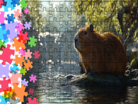 Puzzle tradycyjne Zwierzęta - Nutria