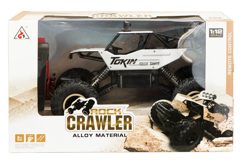 Samochód zdalnie sterowany RC Rock Crawler 1:12 4WD METAL srebrny zdjęcie 2