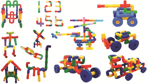 klocki edukacyjne rurki King na Arena.pl