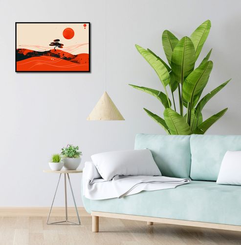 Plakat 60x40cm Czerwone Pustynne Pejzaże na Arena.pl