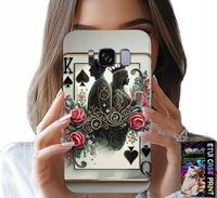 ETUI DO SAMSUNG GALAXY S8 - KARTA KRÓL KRÓLOWA POKER KARTY + FOLIA
