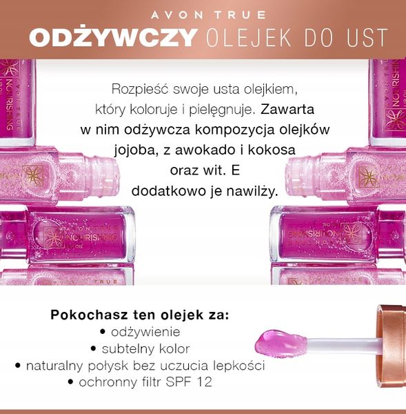 Avon – olejek do ust Shimmering Petal zdjęcie 3