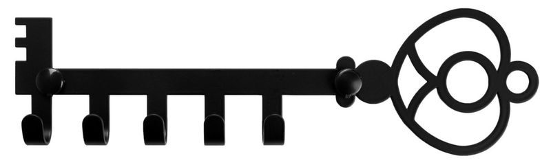 Wieszak na klucze Klavis czarny zdjęcie 4