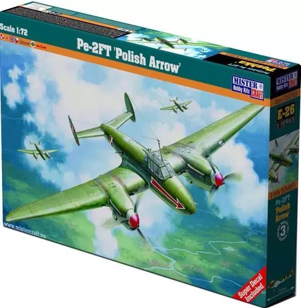 Hobby Kits. Model do sklejania Pe-2FT "Polish Arrow" zdjęcie 1