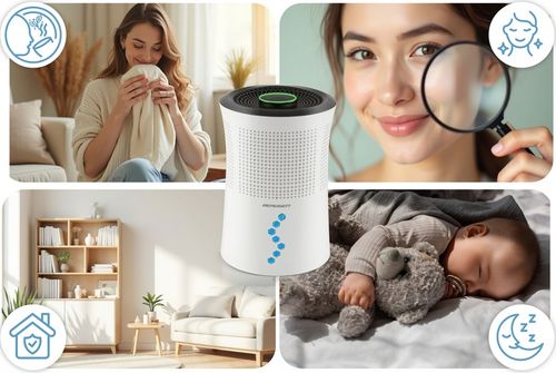 OSUSZACZ POWIETRZA POCHŁANIACZ WILGOCI CICHY 34dB LED Berdsen na Arena.pl