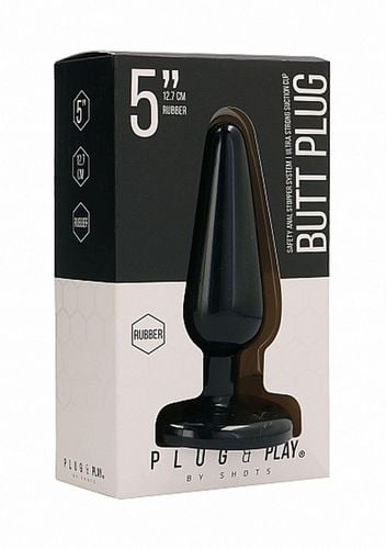 butt plug - basic - 5 inch - black na Arena.pl
