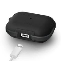 Etui ochronne na słuchawki UNIQ etui Valencia do Apple AirPods Pro czarny/m