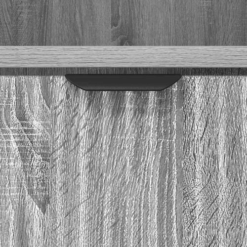 Stolik nocny z szufladą Szary dąb sonoma 49 x 36 x 61 cm na Arena.pl