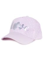 Czapka z daszkiem bejsbolówka dziewczęca Love 46-50 YOCLUB