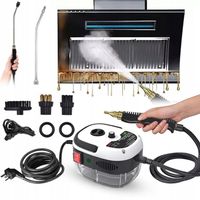 PAROWNICA MYJKA PAROWA 2500W ODKURZACZ PAROWY PRZENOŚNY ZESTAW AKCESORIAMI