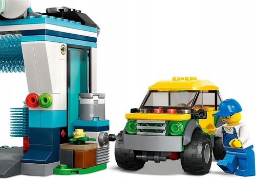 KLOCKI LEGO CITY 60362 MYJNIA SAMOCHODOWA AUTO PREZENT DLA DZIECKA + TORBA na Arena.pl