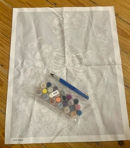 Malowanie Po Numerach Zestaw na Ramie Farby Akrylowe 40x50 cm na Arena.pl