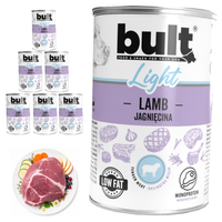 BULT LIGHT mokra karma dla psa Jagnięcina puszka 6x400g Lekkostrawna
