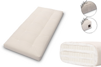 Materac 90x200 z lateksem - Pascall Futon Comfort Trio Latex - Ecru