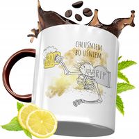 Kubek Bordowy Dla Alkoholika Na Urodziny Prezent Z Nadrukiem Ze Zdjęciem