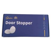 Odbojnik do Drzwi Ścienny Samoprzylepny 8szt Biały