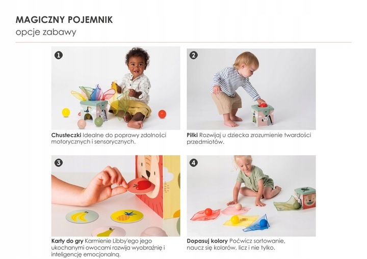 Magiczny Pojemnik Taf Toys – Sensoryczna Zabawa dla Rozwoju Dziecka zdjęcie 3