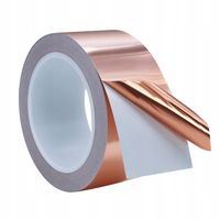 AŚMA PRZEWODZĄCA Z FOLII MIEDZIANEJ SAMOPRZYLEPNA TAŚMA ELEKTRYCZNA25MX50MM