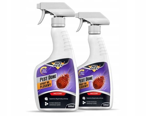 MOCNY ŚRODEK SPRAY PREPARAT NA PLUSKWY PRUSAKI 500ML 2 SZTUKI na Arena.pl