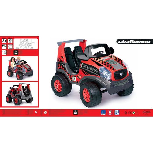 Samochód zabawkowy Feber Challenger 12V na Arena.pl