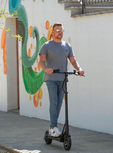 Hulajnoga elektryczna skate flash echo 350w zasięg do 40km mocna bateria na Arena.pl