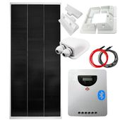 ZESTAW FOTOWOLTAICZNY 200W SOLARNY Z UCHWYTAMI MONTAŻOWYM DO KAMPERA