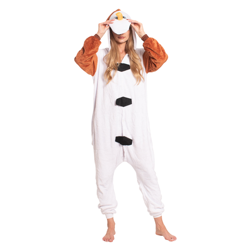 Piżama Damska Kombinezon Kigurumi Kostium Onesie Bałwan Olaf 145-155 cm S na Arena.pl