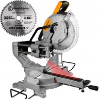 PIŁA UKOŚNICA Z POSUWEM laser PILARKA UKOSOWA Kapówka 2000W 305mm