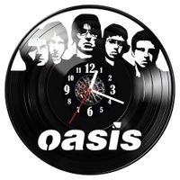 Zegar ścienny z płyty winylowej Oasis 835.14