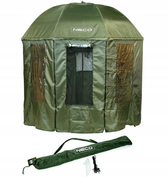 PARASOL NAMIOT WĘDKARSKI MOSKITIERA 250CM NECO||- zdjęcie 8