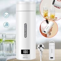 PODRÓŻNY CZAJNIK ELEKTRYCZNY 380 ML, PRZENOŚNY KUBEK GRZEWCZY 300 W, BIAŁY