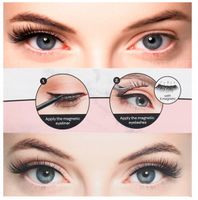 Magnetyczne rzęsy z eyelinerem