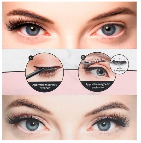 Magnetyczne rzęsy z eyelinerem na Arena.pl