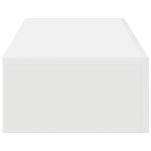 Półka ścienna z szufladami, biała, 80x33x17 cm na Arena.pl