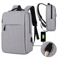 plecak na laptopa sportowy usb szary pl154sz